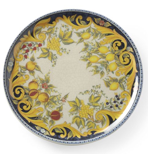 Hendi 768792 Pizzatányér, porcelán, barocco, 31 cm